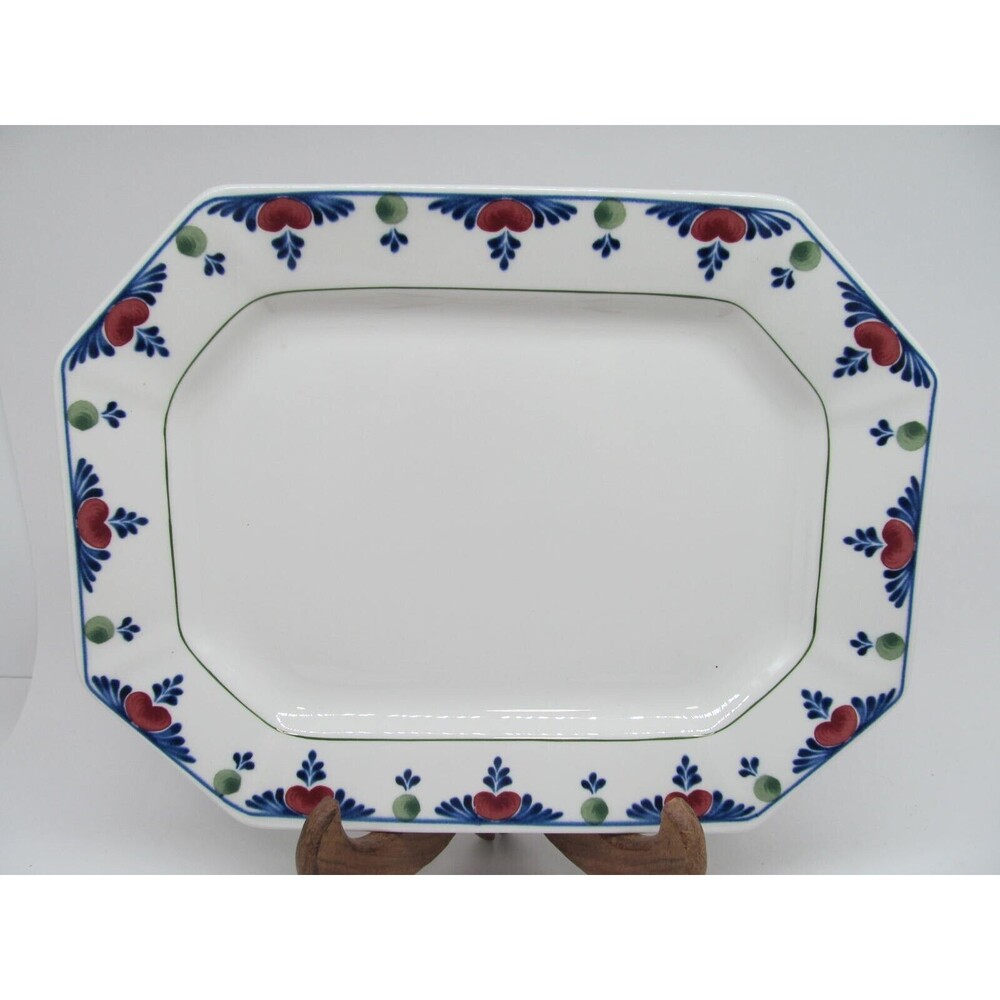 Adams Wedgwood Vintage Veruschka 12" Oval Serving Platter VGC